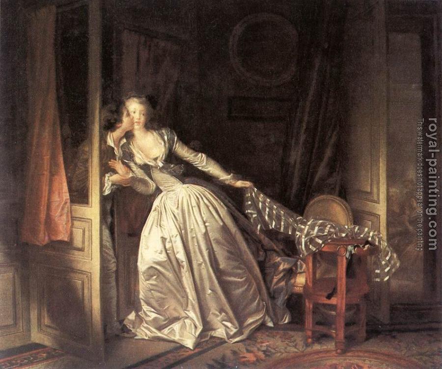 Jean-Honore Fragonard : The Stolen Kiss III